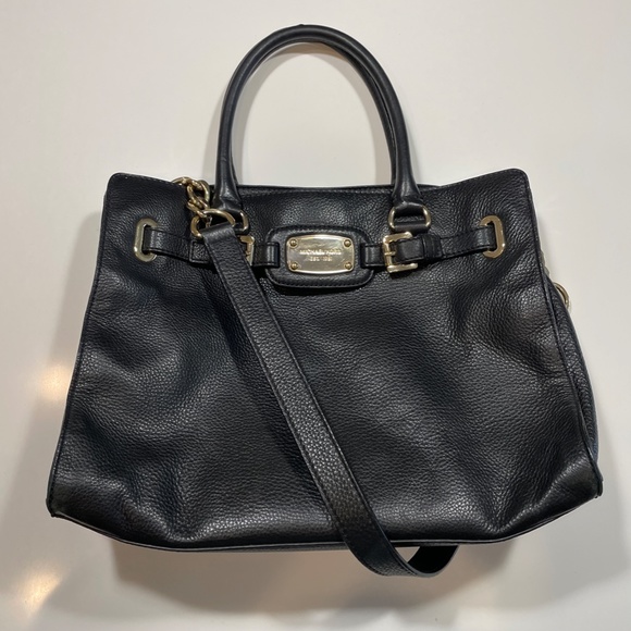 Michael Kors Black Leather Handbag - Picture 2 of 6